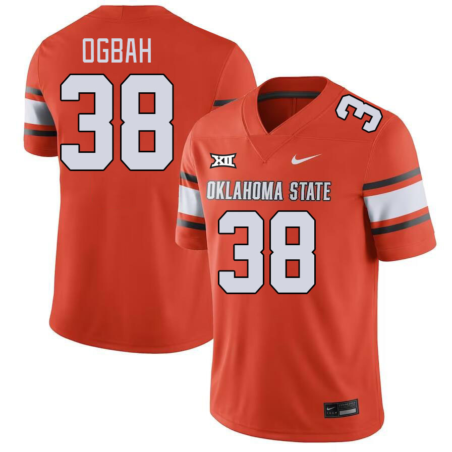 Oklahoma State Cowboys #38 Emmanuel Ogbah College Football Jerseys Stitched Sale-Orange